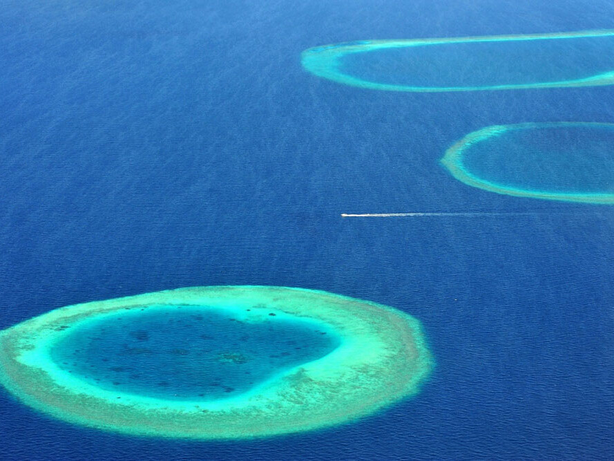 Surrounding Islands in the Maldives